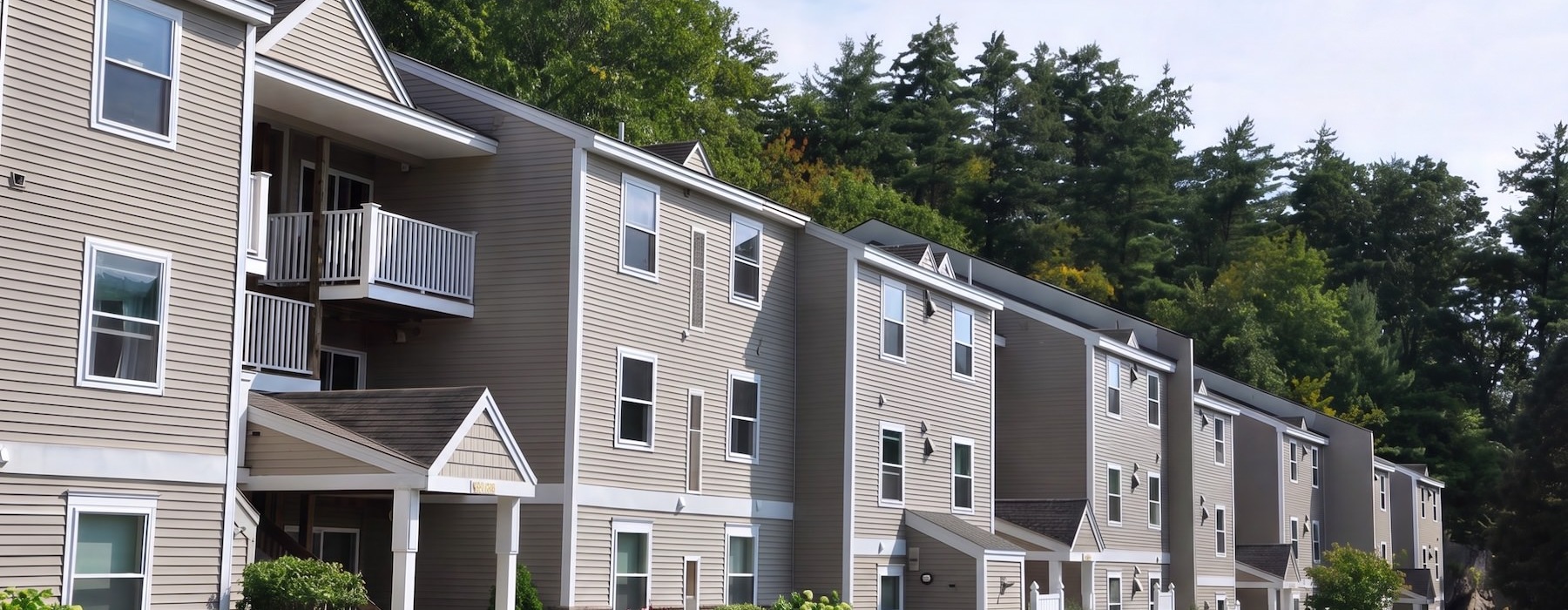 a row of houses